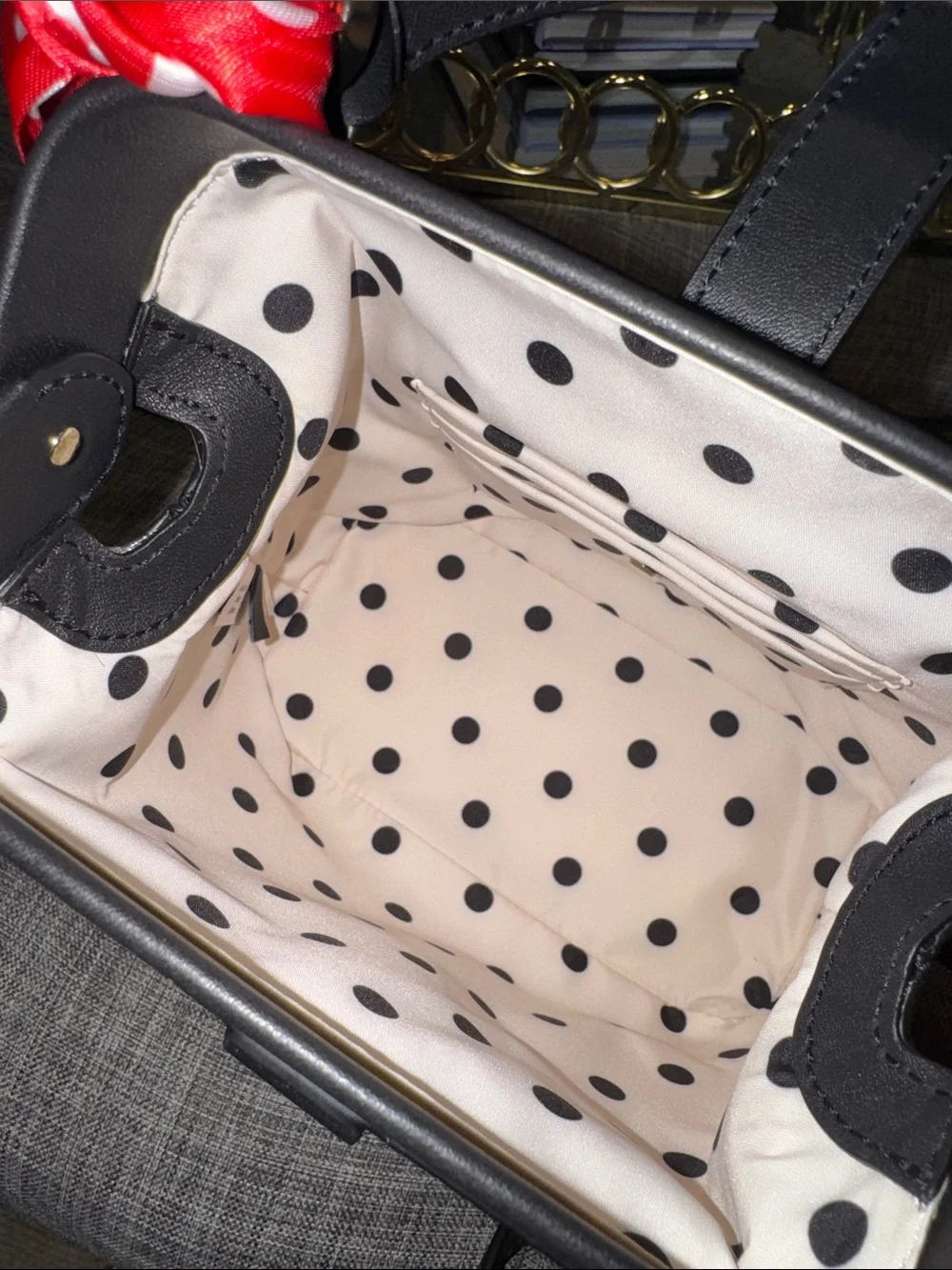 Kate Spade New York Bag Small Remedy Black Leather Top-Handle Crossbody Bag EUC